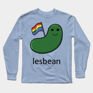 Lesbean (Rainbow Flag) Long Sleeve T-Shirt